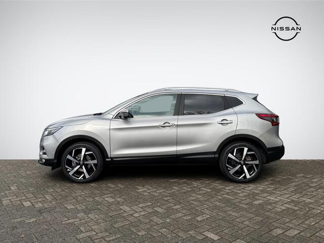 Nissan QASHQAI 1.2 Tekna | Trekhaak | Panoramadak | Navigatie | 360° Camera | Stoelverwarming | LED Koplampen | 19'' Velgen | Rijklaarprijs!