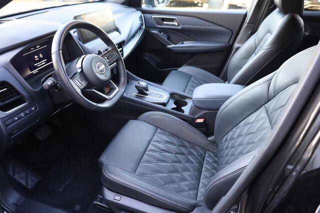 Nissan QASHQAI 1.3 MHEV Xtronic Tekna Plus PANO BOSE LEER+MEMORY ACC PRO-PILOT MASSAGE CARPLAY 360-CAMERA RUIT/STUUR/STOELVERWARMING DAB 19"LMV 2xKEYLESS ELEK.KLEP DODEHOEK/VERKEERSBORDDETECTIE ENZ.