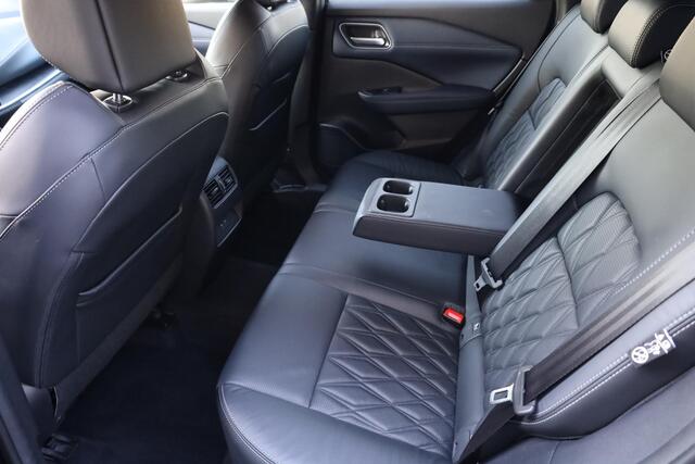 Nissan QASHQAI 1.3 MHEV Xtronic Tekna Plus PANO BOSE LEER+MEMORY ACC PRO-PILOT MASSAGE CARPLAY 360-CAMERA RUIT/STUUR/STOELVERWARMING DAB 19"LMV 2xKEYLESS ELEK.KLEP DODEHOEK/VERKEERSBORDDETECTIE ENZ.
