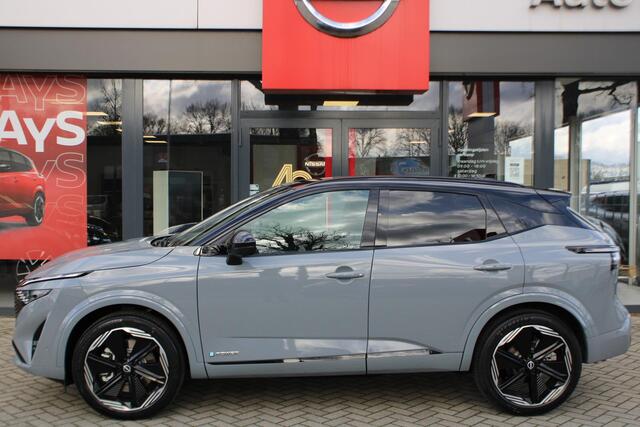 Nissan QASHQAI e-Power 190 N-Design | AUTOMAAT | TWO-TONE | PANORAMADAK | COLD PACK | ¤ 7.600,- VOORRAADKORTING |