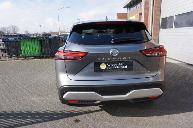 Nissan QASHQAI 1.3 MHEV 158PK XTRONIC TEKNA LUXE 360CAMERA PANORAMADAK ZWARTE HEMEL ELECTR.KLEP ADAPTIEVE CRUISE ANDROID-APPLECARPLAY NAVIGATIE KEYLESS PDC V+A ECC AIRCO 1/2LEDER ENZ...