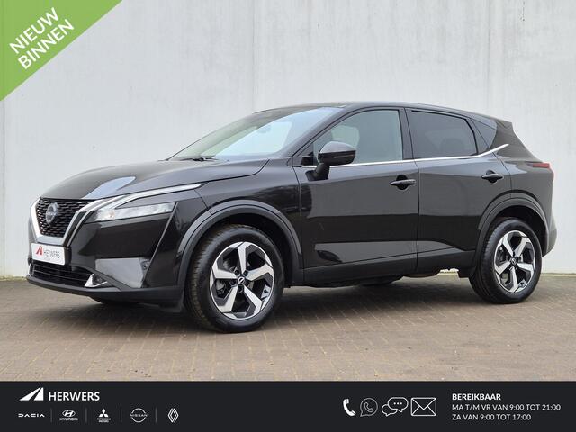 Nissan QASHQAI 1.3 MHEV Xtronic N-Connecta Automaat / Elektrische bedienbare achterklep / Trekgewicht 1800 Kg / Apple Carplay Android Auto / Cold Pack Stuur-, Stoel en Voorruitverwarming / Rondomzicht camera /