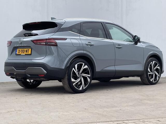 Nissan QASHQAI 1.3 MHEV Xtronic Tekna Plus / Panoramadak / Cruise Control Adaptief / Rondomzicht Camera / Lederen bekleding / Trekhaak (1800kg)
