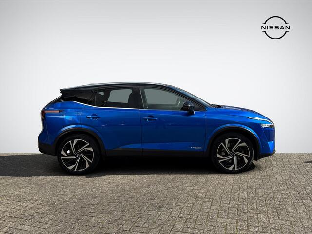 Nissan QASHQAI 1.5 e-Power Tekna Plus | Panoramadak | Nappa Leder | BOSE Audio | Stuur- + Stoelverwarming | Head-Up Display | 20'' Velgen | Rijklaarprijs!