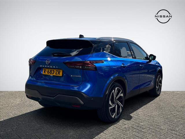 Nissan QASHQAI 1.5 e-Power Tekna Plus | Panoramadak | Nappa Leder | BOSE Audio | Stuur- + Stoelverwarming | Head-Up Display | 20'' Velgen | Rijklaarprijs!
