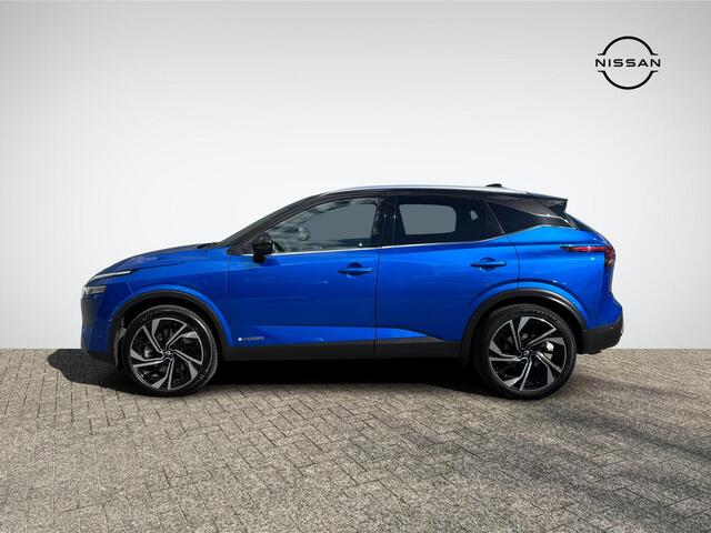 Nissan QASHQAI 1.5 e-Power Tekna Plus | Panoramadak | Nappa Leder | BOSE Audio | Stuur- + Stoelverwarming | Head-Up Display | 20'' Velgen | Rijklaarprijs!
