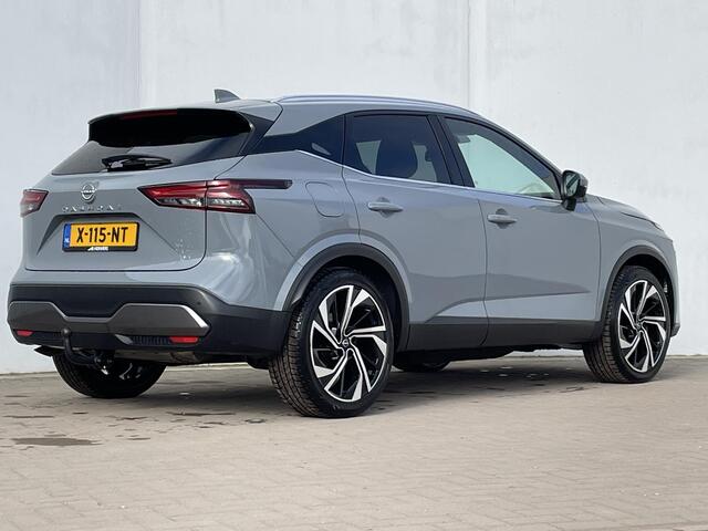 Nissan QASHQAI 1.3 MHEV Xtronic Tekna Plus / Panoramadak / Cruise Control Adaptief / Rondomzicht Camera / Lederen bekleding / Trekhaak (1800kg)