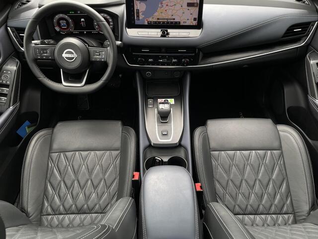 Nissan QASHQAI 1.3 MHEV Xtronic Tekna Plus / Panoramadak / Cruise Control Adaptief / Rondomzicht Camera / Lederen bekleding / Trekhaak (1800kg)