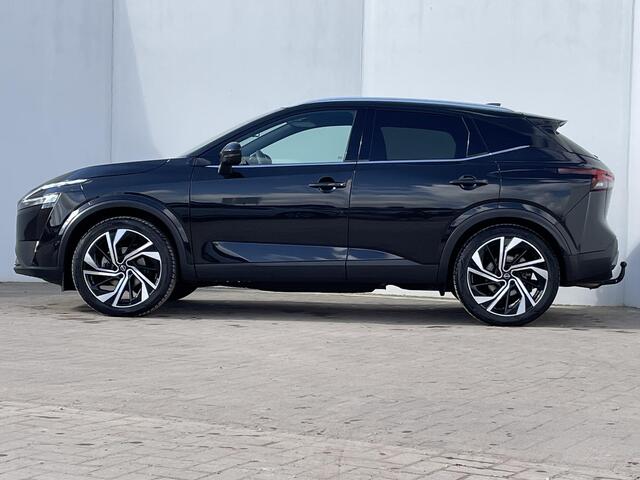 Nissan QASHQAI 1.3 MHEV Xtronic Tekna Plus / Panoramadak / Cruise Control Adaptief / Rondomzicht Camera / Lederen bekleding / Trekhaak (1800kg)