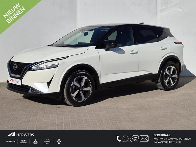Nissan QASHQAI 1.3 MHEV Xtronic N-Connecta Automaat / Cold Pack / HUD / 1800kg Trekgewicht / Elektrische Achterklep / Stuur-, en Stoelverwarming / Rondomzicht camera / Apple Carplay Android Auto /