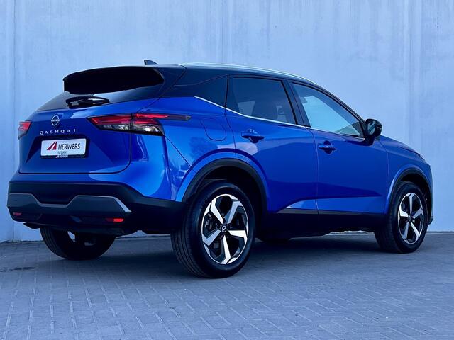 Nissan QASHQAI 1.3 MHEV Xtronic N-Connecta Automaat /1800kg Trekgewicht / Design Pakket Panorama dak / Two Tone / Stuur- stoel- en voorruitverwarming / Navi / Apple Carplay Android /