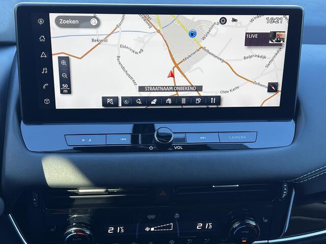 Nissan QASHQAI 1.3 MHEV Xtronic N-Connecta Automaat /1800kg Trekgewicht / Design Pakket Panorama dak / Two Tone / Stuur- stoel- en voorruitverwarming / Navi / Apple Carplay Android /
