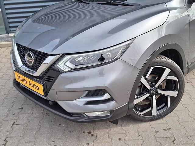 Nissan QASHQAI 1.3 DIG-T Tekna Automaat | Panodak | Adaptive Cruise | Carplay | Navigatie | 360 Camera | Electrische Stoelen | L.M. 19" | Stoelverwarming | DAB |