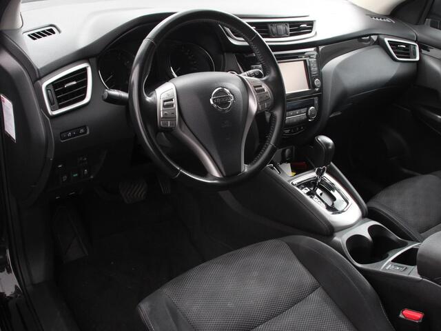 Nissan QASHQAI 1.2 Automaat Acenta Climate control Cruise control Parkeersensoren Navigatie LED Trekhaak Stoelverwarming Lichtmetalen velgen