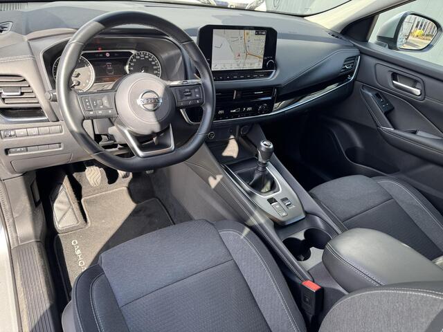 Nissan QASHQAI 1.3 MHEV N-Style | Trekhaak | Navigatie | 360° Camera | Apple Carplay/Android Auto | Keyless Entry | Adapt. Cruise Control | 19 Velgen | LED Koplampen | Dodehoek Detectie | Rijklaarprijs!