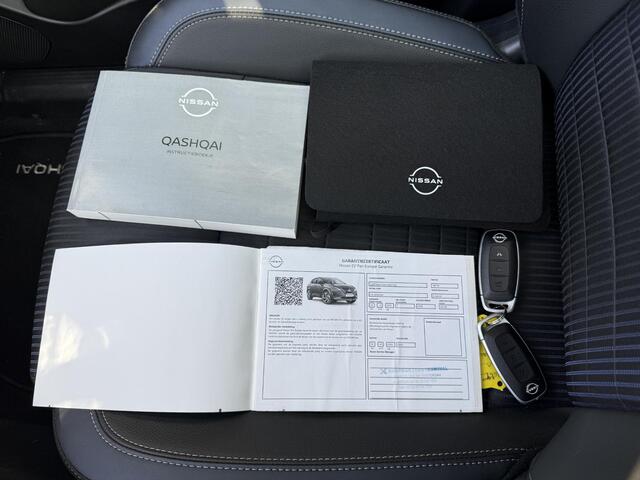 Nissan QASHQAI 1.5 e-Power Tekna / Voorruitverwarming / Stuurverwarming / Stoelverwarming / Cruise Control Adaptief / Apple Carplay / Navigatie / 360 Graden Camera / Elektrische Achterklep / Panoramadak/ Head Up Display / All Season banden