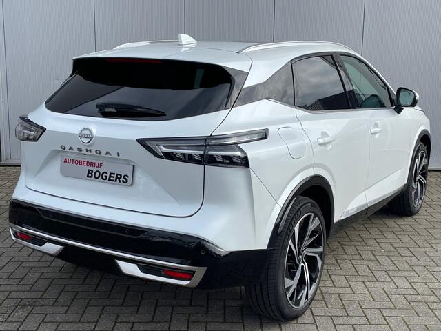 Nissan QASHQAI 1.3 MHEV Tekna Plus Automaat Nieuw Model Navigatie, Panoramadak, Climate Control, Adaptive Cruise Control,Leder, 20"Lm, LED, Stoel/Stuurverwarming