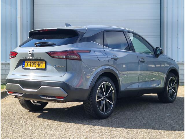 Nissan QASHQAI 1.5 e-Power Tekna / Panorama dak / All Season's / Adaptief Cruise Control / Bestuurdersstoel Elektrisch / Rondomzicht / Headup Display / Electrische Achterklep /