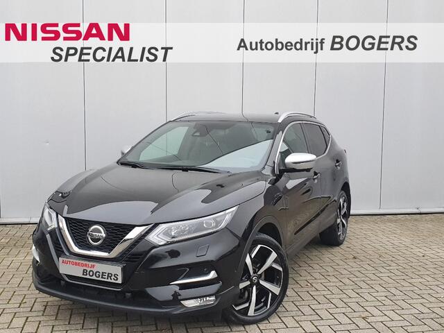 Nissan QASHQAI 1.3 DIG-T Tekna Plus Automaat Navigatie, Panoramadak, Leder, 19"Lm, LED, 360 Camera, Bose, Climate Control,