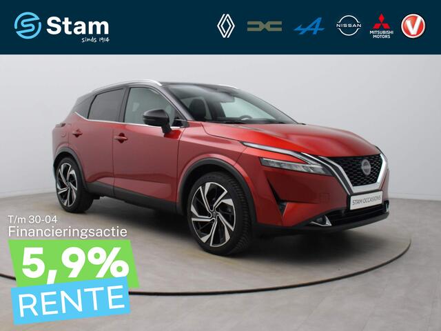 Nissan QASHQAI 160pk MHEV Xtronic 4WD Tekna Plus Adapt. cruise | Head-Up | Leder | Panoramadak