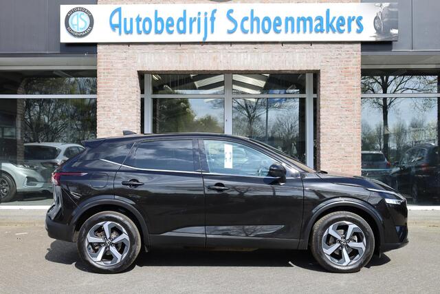 Nissan QASHQAI 1.3 MHEV Xtronic Tekna HUD PRO-PILOT HALFLEER ACC 360-CAMERA RUIT/STUUR/STOELVERWARMING DAB CARPLAY ELEK.ACHTERKLEP 18"LMV ZWARTE-HEMEL