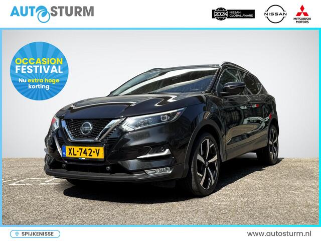 Nissan QASHQAI 1.3 DIG-T Tekna | Trekhaak | Apple Carplay/Android Auto | Stoelverwarming | Dodehoek Detectie | LED Koplampen | 360° Camera | Rijklaarprijs!