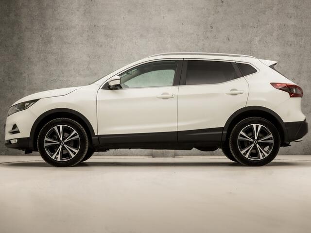 Nissan QASHQAI 1.2 N-Connecta (PANORAMADAK, NAVIGATIE, CLIMATE, 360 CAMERA, KEYLESS, SPORTSTOELEN, GETINT GLAS, XENON, CRUISE, NIEUWE APK, NIEUWSTAAT)