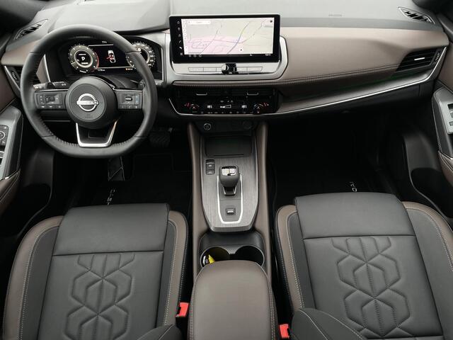 Nissan QASHQAI 1.3 MHEV Xtronic Tekna / Google maps navigatie / Stoel- Stuur- en voorruitverwarming / Elektrische achterklep / Rondom camera / Panoramadak / Trekhaak (1800 KG)