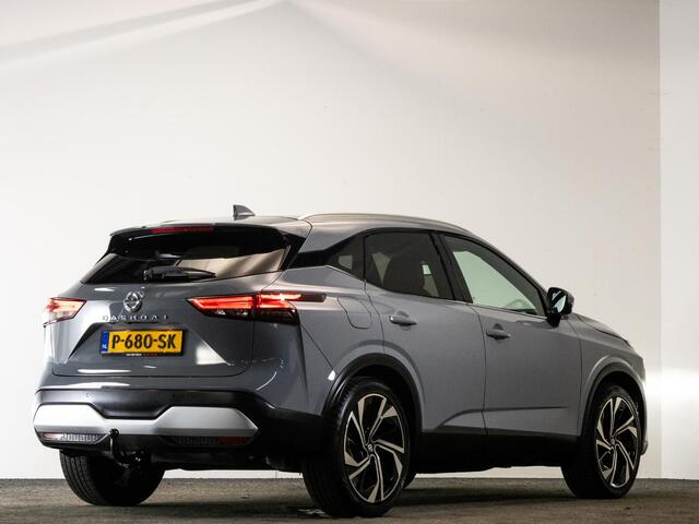 Nissan QASHQAI 1.3 MHEV 158 PK Xtronic Tekna Plus | LED | Leder | Trekhaak | Trekhaak | Panoramadak | 360 Camera | Bose | Head-Up |