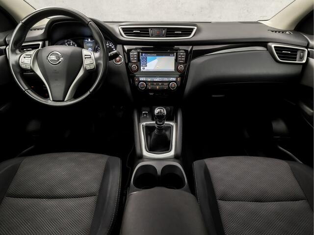 Nissan QASHQAI 1.2 N-Vision Sport (PANORAMADAK, NAVIGATIE, CLIMATE, 360 CAMERA, SPORTSTOELEN, GETINT GLAS, XENON, PARKEERSENSOREN, NIEUWSTAAT)