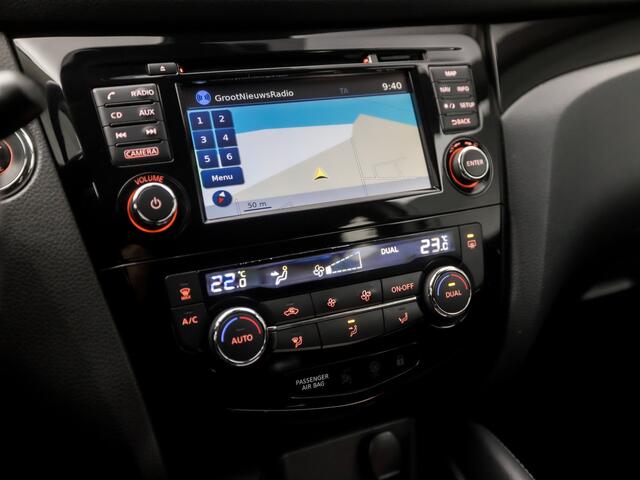 Nissan QASHQAI 1.2 N-Vision Sport (PANORAMADAK, NAVIGATIE, CLIMATE, 360 CAMERA, SPORTSTOELEN, GETINT GLAS, XENON, PARKEERSENSOREN, NIEUWSTAAT)