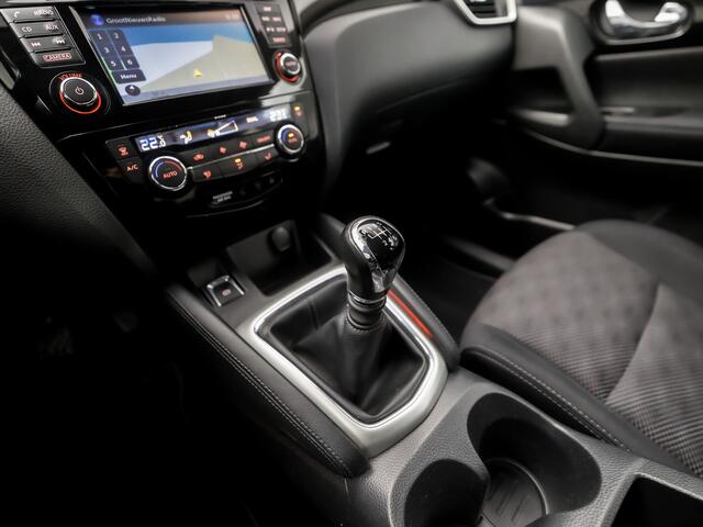 Nissan QASHQAI 1.2 N-Vision Sport (PANORAMADAK, NAVIGATIE, CLIMATE, 360 CAMERA, SPORTSTOELEN, GETINT GLAS, XENON, PARKEERSENSOREN, NIEUWSTAAT)