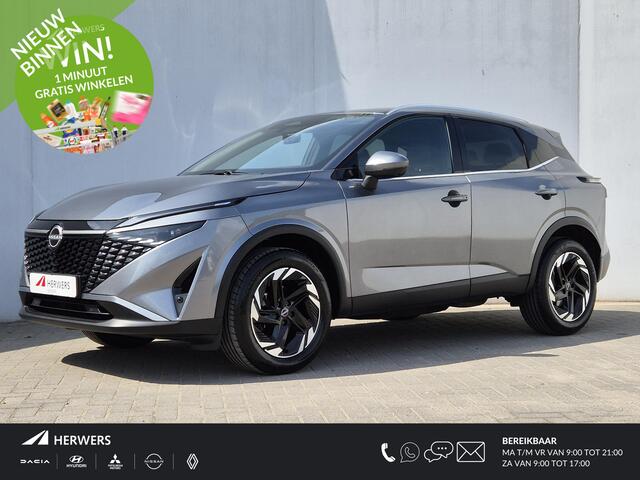 Nissan QASHQAI 1.3 MHEV Xtronic N-Connecta Automaat / Cold Pack / Facelift / Nieuw model / Stuur- en Stoelverwarming / Trekgewicht 1800 kg / Adaptief cruise control / Rondomzicht camera/