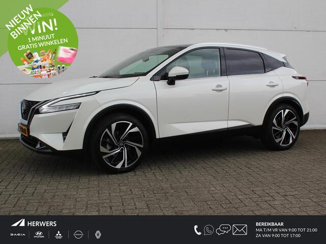 Nissan QASHQAI 1.3 MHEV Xtronic Tekna Plus / Trekhaak (1800KG) / Panoramadak / Bose / Lederen Bekleding / Matrix LED Koplampen /