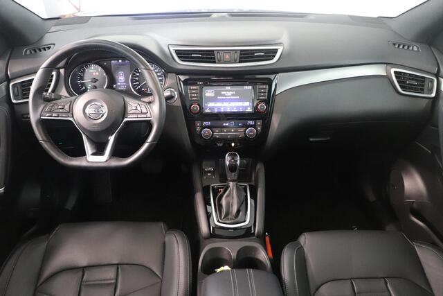 Nissan QASHQAI 1.3 DIG-T Tekna + | 360 Camera | Leder | Panoramadak | Trekhaak | Adaptieve Cruisecontrol |
