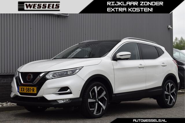 Nissan QASHQAI 1.2 Tekna Trekhaak, 360", Pano, Stoelverwarming, Cruise, Elek. stoel