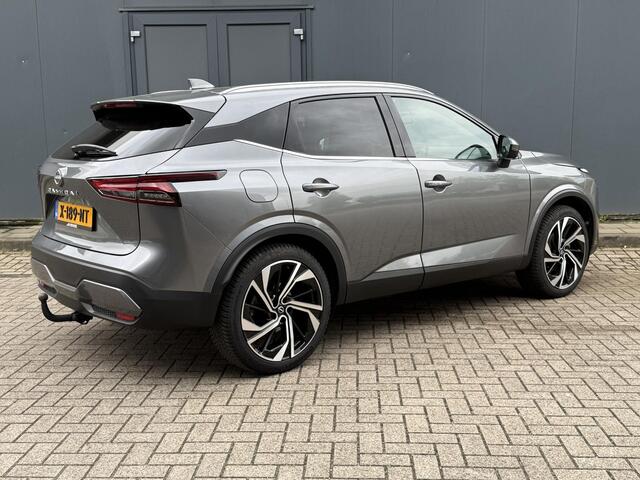Nissan QASHQAI 1.3 MHEV Xtronic Tekna Plus Automaat / Trekhaak (1800KG Trekgewicht) / Panoramadak / Leder / Navigatie / Cruise Control Adaptief / Camera / Massagestoel