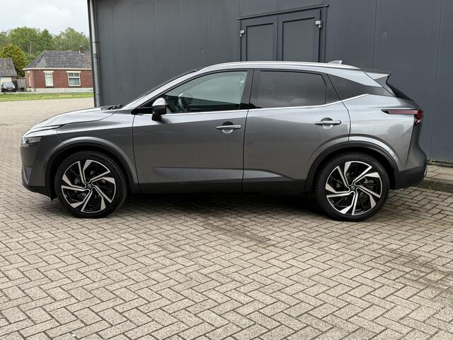 Nissan QASHQAI 1.3 MHEV Xtronic Tekna Plus Automaat / Trekhaak (1800KG Trekgewicht) / Panoramadak / Leder / Navigatie / Cruise Control Adaptief / Camera / Massagestoel