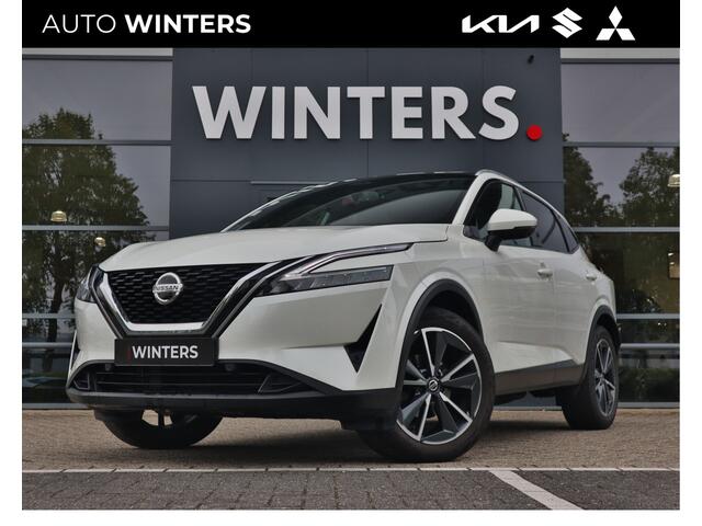 Nissan QASHQAI 1.3 MHEV Tekna Pano Navi+BT ECC Adap.Cr.Control Stoelvw PDC 360Camera Afn.Trekhaak