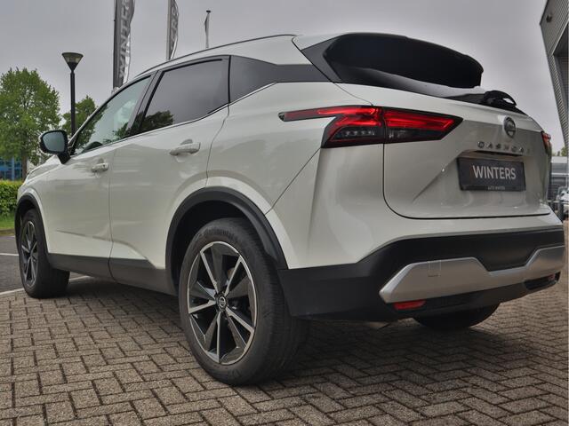 Nissan QASHQAI 1.3 MHEV Tekna Pano Navi+BT ECC Adap.Cr.Control Stoelvw PDC 360Camera Afn.Trekhaak