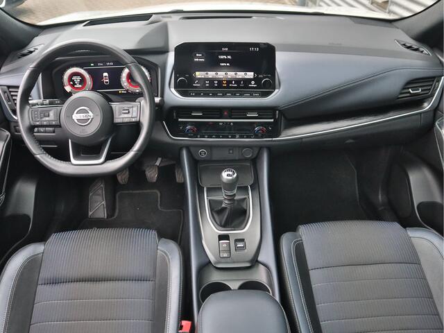 Nissan QASHQAI 1.3 MHEV Tekna Pano Navi+BT ECC Adap.Cr.Control Stoelvw PDC 360Camera Afn.Trekhaak