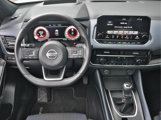 Nissan QASHQAI 1.3 MHEV Tekna Pano Navi+BT ECC Adap.Cr.Control Stoelvw PDC 360Camera Afn.Trekhaak