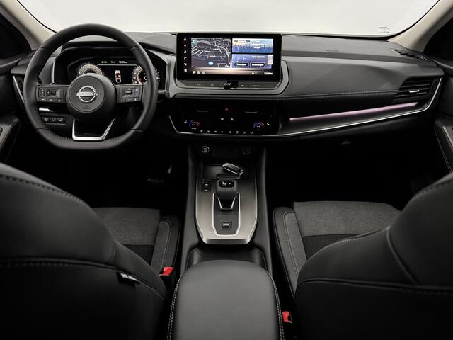 Nissan QASHQAI 1.3 MHEV Xtronic N-Connecta Half leder, 360 Camera, Navi, Keyless start, Winterpakket, Virtual desk, 3 jaar garantie