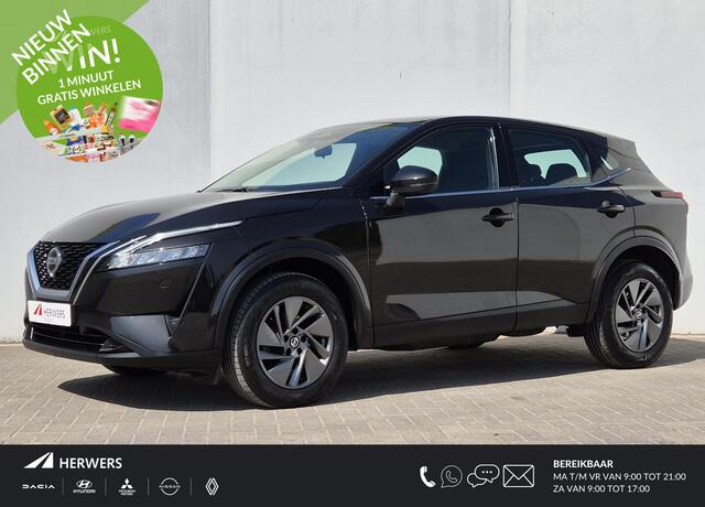 Nissan QASHQAI 1.3 MHEV Xtronic Acenta Automaat / Cold Pack / Navigatie via Apple Carplay of Android Auto / Trekgewicht 1800 kg / Achteruitrijcamera / Keyless Entry/Start / Stuur- en Stoelverwarming / Voorruitverwarming /