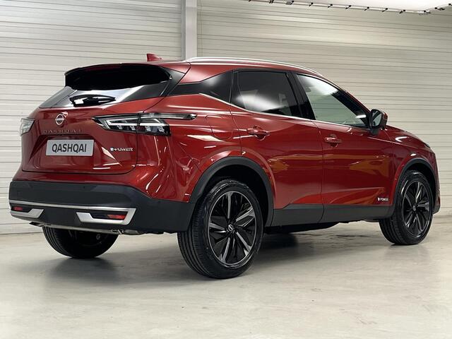 Nissan QASHQAI 1.5 e-Power Tekna / ¤5500,- Nissan Voorraadvoordeel / Nieuw uit Voorraad Leverbaar / Zwart Interieur / Cold Pack / Panoramadak /