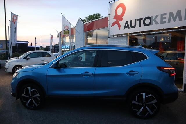Nissan QASHQAI 1.2 TEKNA + FULL-|PANO|LEER|TREKHAAK|1E EIGENAAR|DEALERONDERHOUDEN