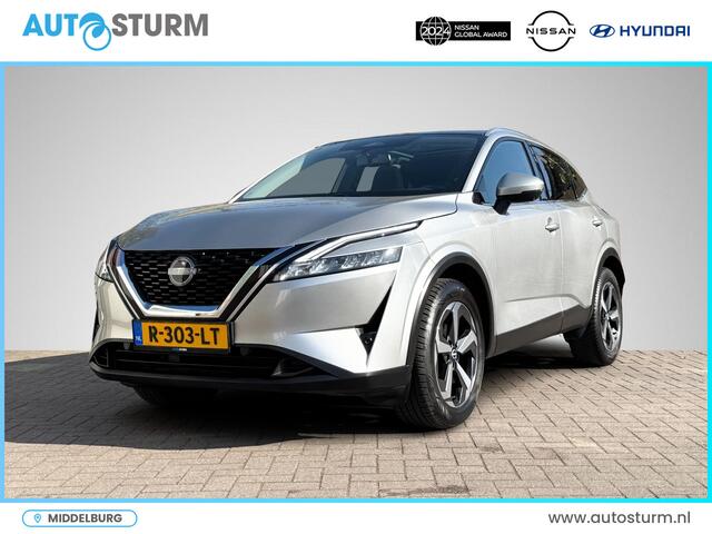 Nissan QASHQAI 1.3 MHEV Xtronic N-Connecta Design Pack | Trekhaak | Panoramadak | 360° Camera | Adapt. Cruise Control | Dodehoek Detectie | LED Koplampen | Apple Carplay/Android Auto | Rijklaarprijs!