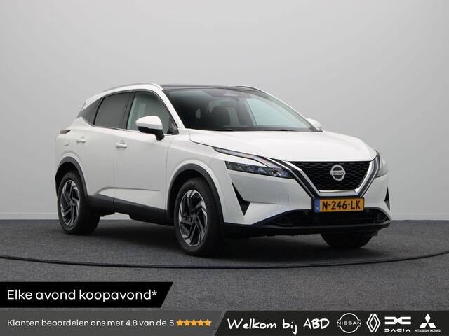Nissan QASHQAI 158pk MHEV Xtronic Acenta | 18" Lichtmetalen Velgen | Rondomzicht Camera | Navigatie | DAB Audio | Panoramadak |