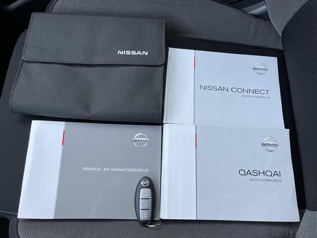 Nissan QASHQAI 1.2 N-Connecta Automaat / Trekhaak (Trekgewicht 1.000kg) / Panorama-dak / 360° Camera / Cruise- en Climate Control / Keyless Entry & Start / Parkeersensoren voor en achter / Navigatie full map / Bluetooth / Lane assist