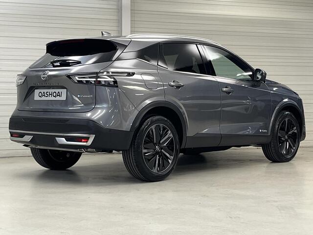 Nissan QASHQAI 1.5 e-Power Tekna / ¤5500,- Nissan Voorraadvoordeel / Nieuw uit Voorraad Leverbaar / Zwart Interieur / Cold Pack / Panoramadak /